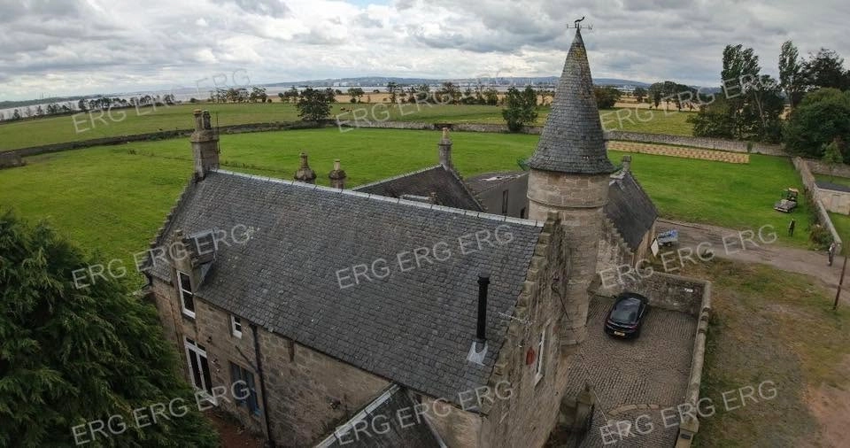 Roof replacement project on a historic property