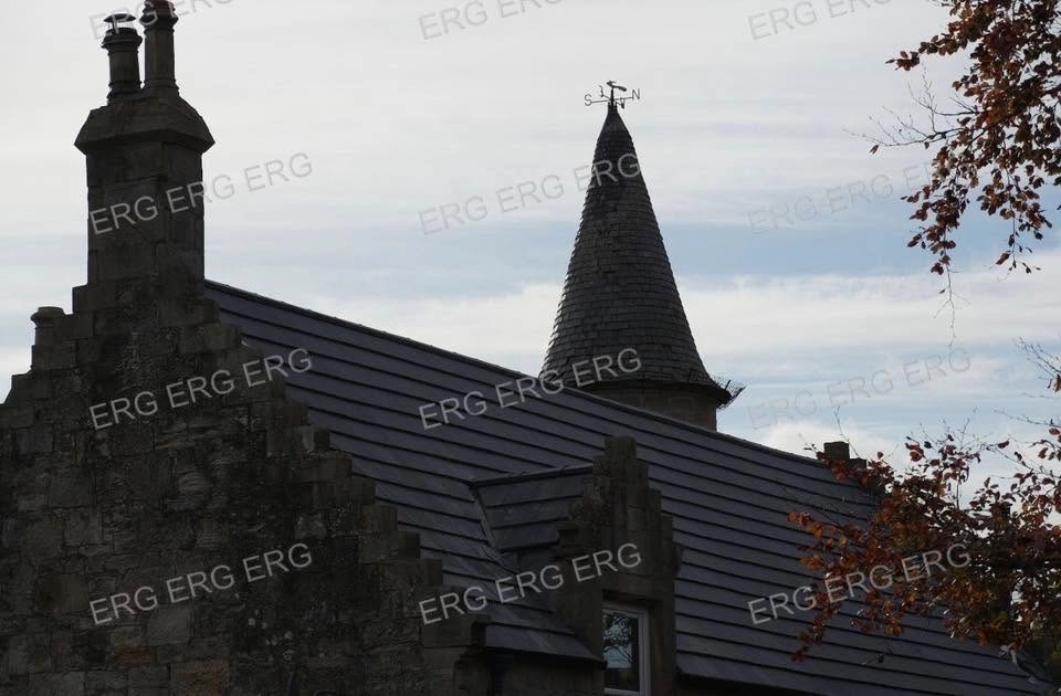 New roofing installation on a stately home