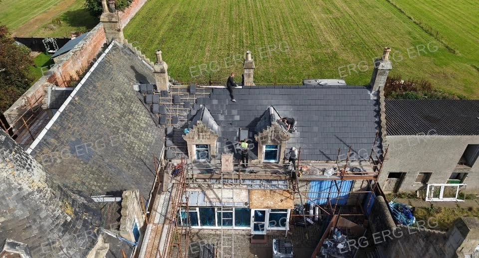 Residential roof replacement project
