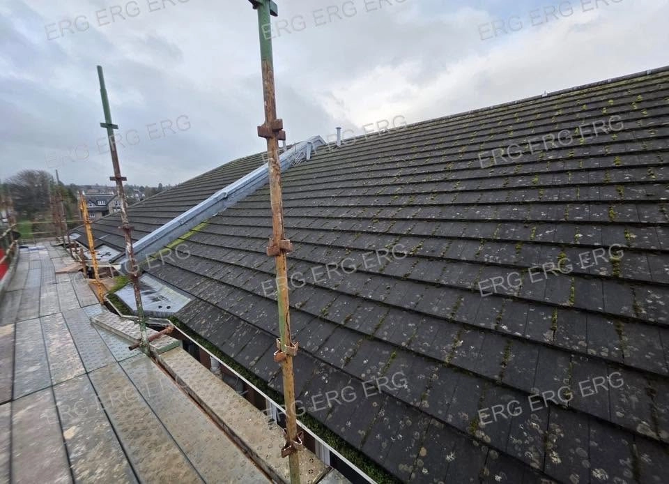 New roof installation completed on residential building in Central Scotland