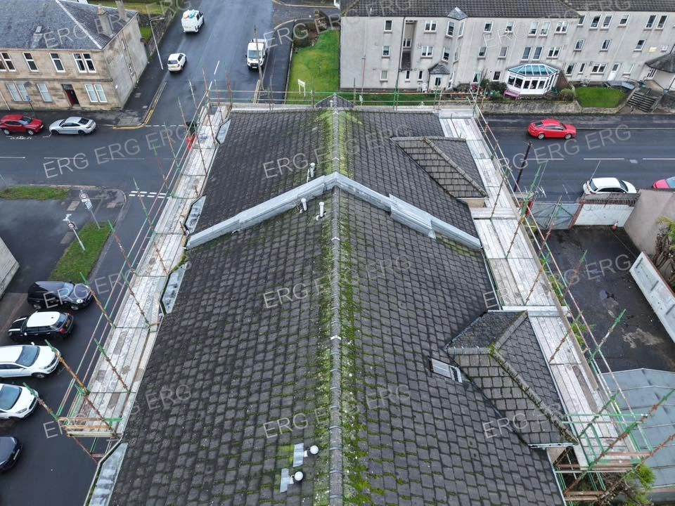 Moss-covered roof requiring replacement in Helensburgh