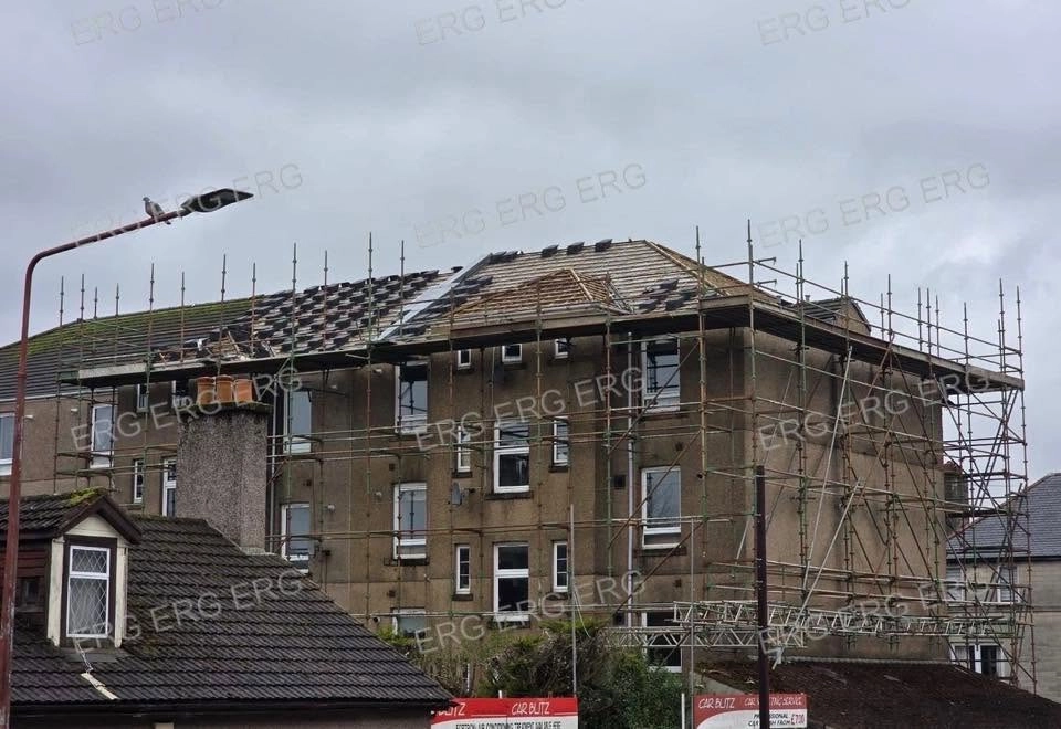 Roof, gutter and downpipe replacement project
