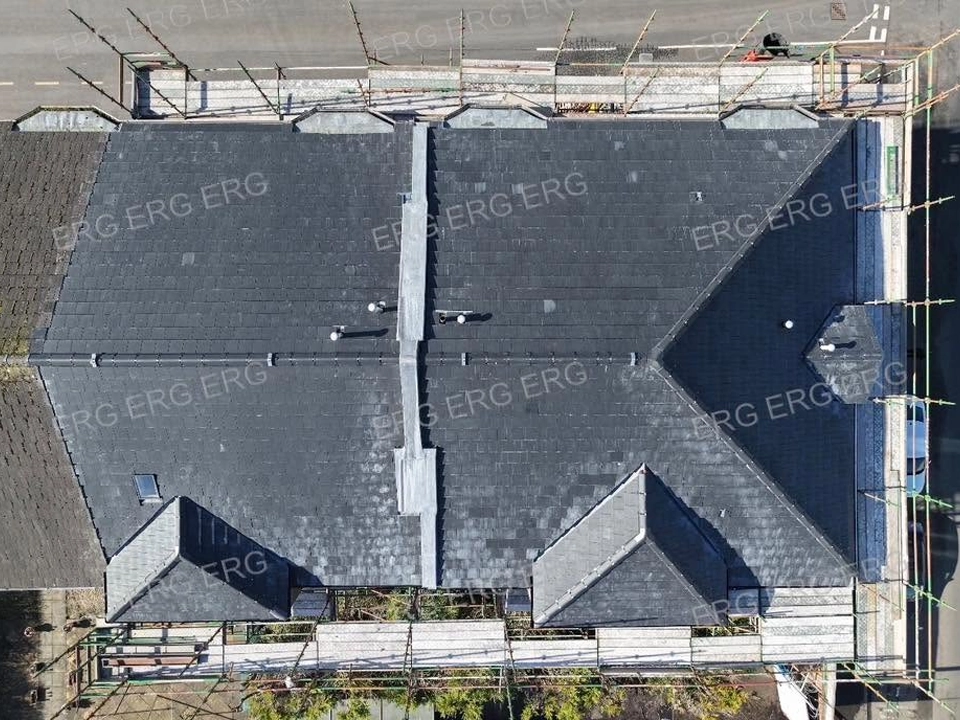 Before and after roof replacement in Helensburgh