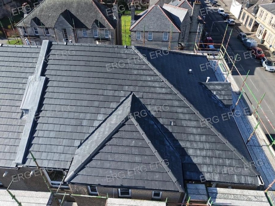 Completed roof renovation project in Helensburgh