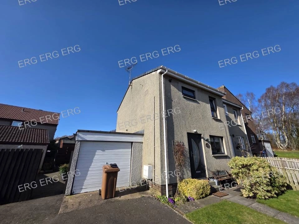 Property before roughcasting work in Central Scotland