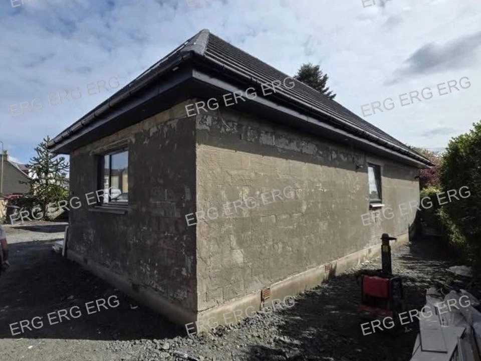 Property prepared for silicone render installation